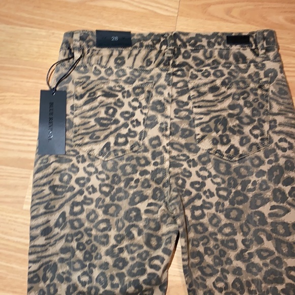 NWT BLUE REVIVAL Leopard skinny jeans size 28 - Picture 5 of 10